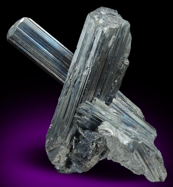 Stibnite from Wuling antimony mine, Qingjiang, Jiangxi, China