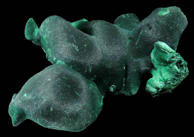 Malachite from L'Etoile du Congo Mine, Lubumbashi, Katanga Copperbelt, Haut-Katanga Province, Democratic Republic of the Congo