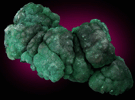 Malachite (velvet) from L'Etoile du Congo Mine, Lubumbashi, Katanga Copperbelt, Haut-Katanga Province, Democratic Republic of the Congo