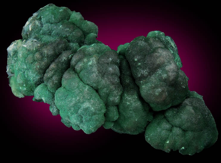 Malachite (velvet) from L'Etoile du Congo Mine, Lubumbashi, Katanga Copperbelt, Haut-Katanga Province, Democratic Republic of the Congo