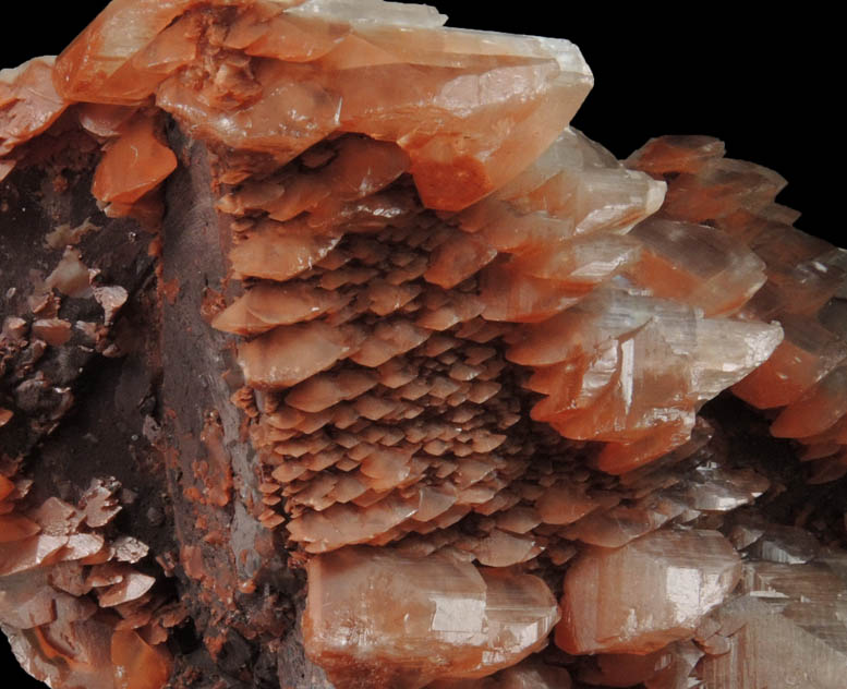 Calcite over Calcite from Fengjiashan Mine, Daye, Huangshi, Hubei, China