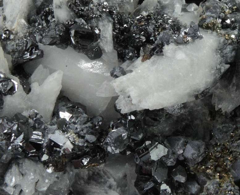 Calcite, Sphalerite, Galena, Pyrite from Santa Eulalia District, Aquiles Serdán, Chihuahua, Mexico