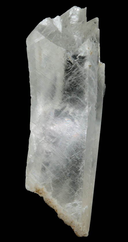 Gypsum var. Selenite (curved crystal) from Blue Diamond Mine, Arden District, Clark County, Nevada