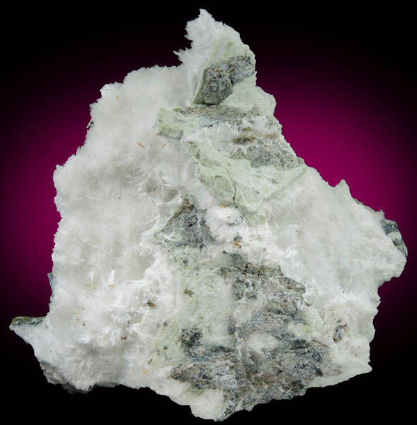 Artinite on Serpentine from Clear Creek Area, New Idria District, San Benito County, California