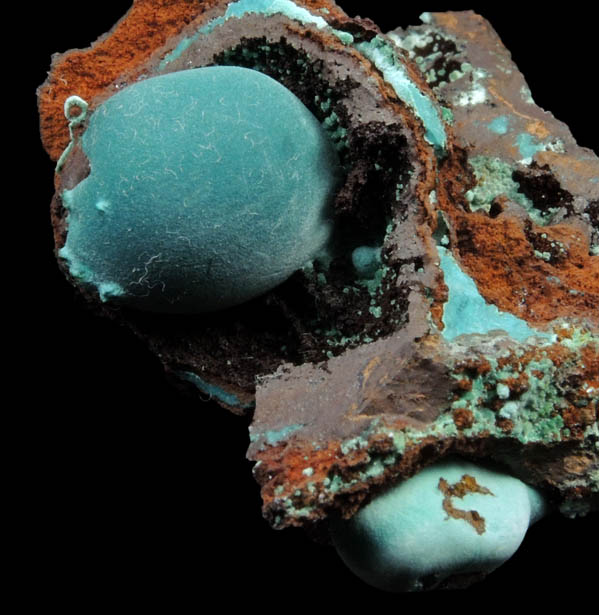 Rosasite from Mina Ojuela, Mapimi, Durango, Mexico