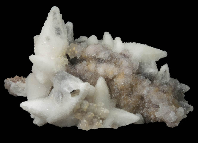 Quartz pseudomorphs after Calcite from Faywood Mine, Cooks Peak, Luna County, New Mexico