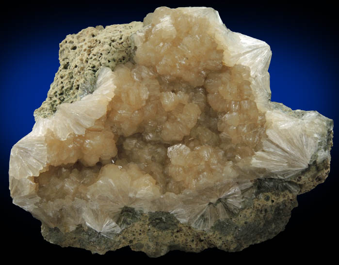 Stilbite from Interstate Route 78 road construction at Shunpike Road, Union County, New Jersey