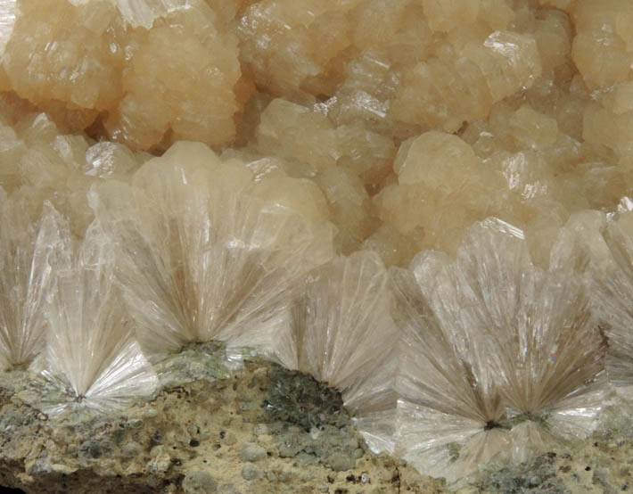 Stilbite from Interstate Route 78 road construction at Shunpike Road, Union County, New Jersey