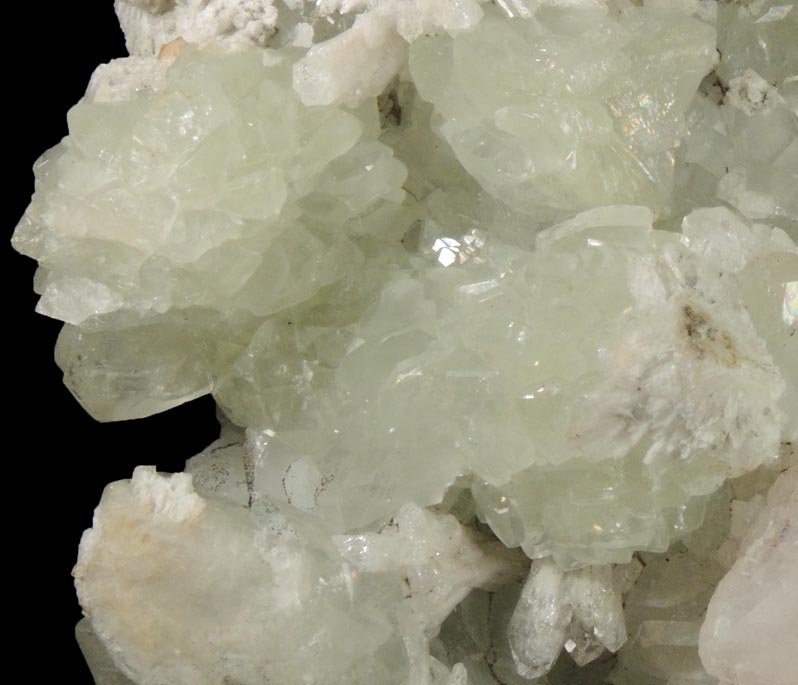 Datolite with Calcite and Apophyllite from Roncari Quarry, East Granby, Hartford County, Connecticut