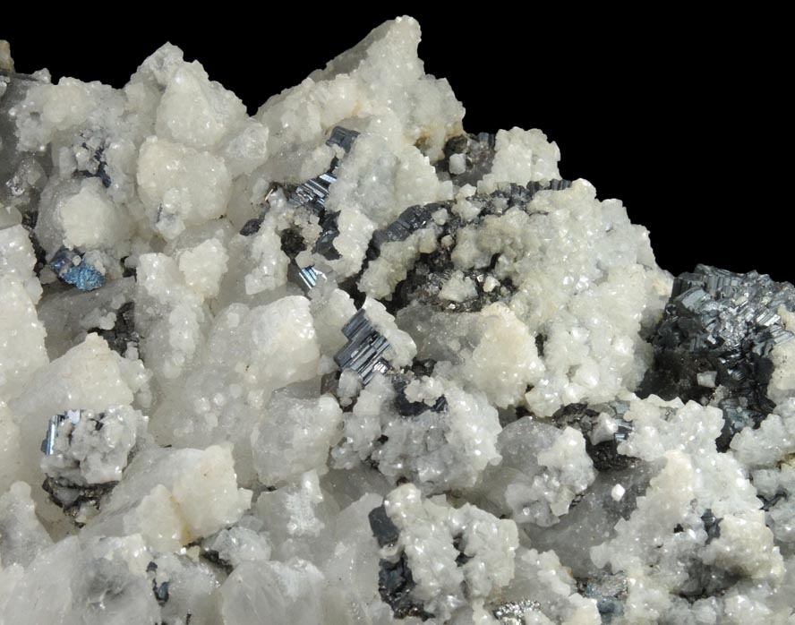 Bournonite on Quartz with Pyrite and Calcite from Cavnic Mine (Kapnikbanya), Maramures, Romania