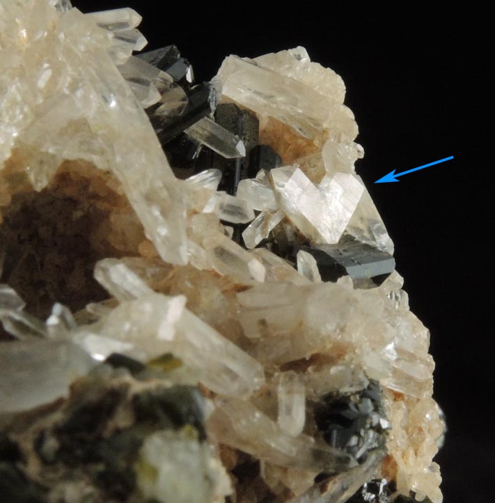 Epidote with Quartz (including a Japan Law-twinned) from Copper Mountain, Prince of Wales Island, Alaska