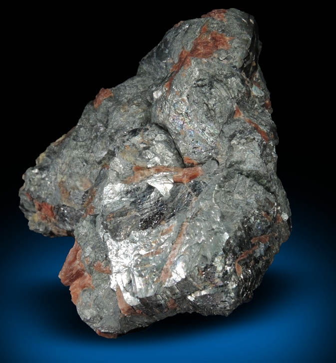 Nickelskutterudite with Barite from Niederschlema, Erzgebirge, Sachsen, Germany