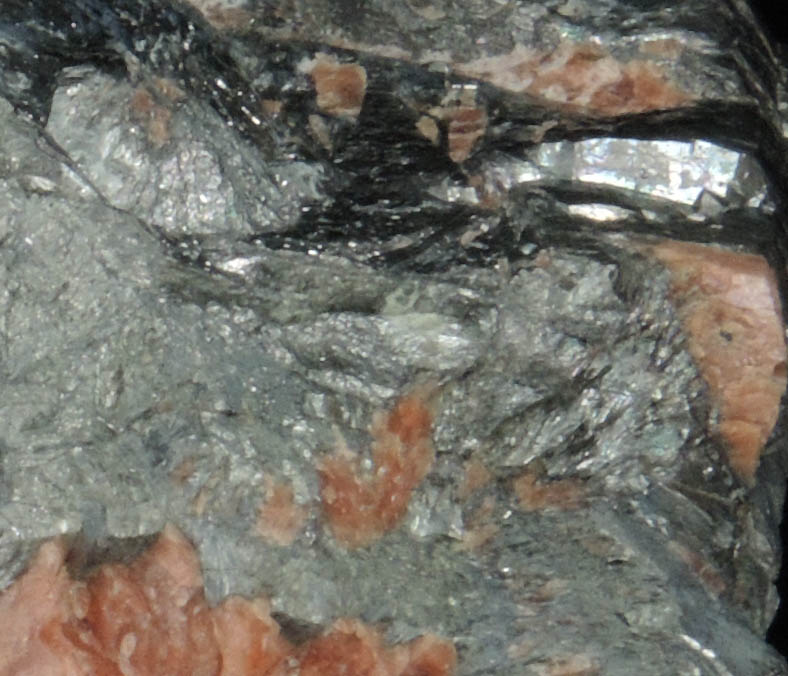 Nickelskutterudite with Barite from Niederschlema, Erzgebirge, Sachsen, Germany