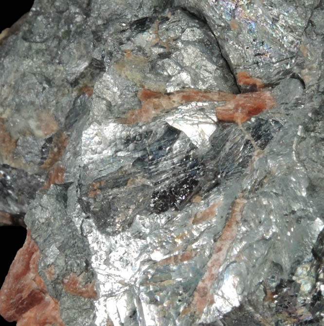 Nickelskutterudite with Barite from Niederschlema, Erzgebirge, Sachsen, Germany