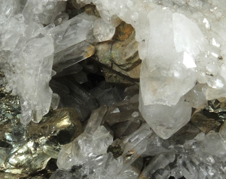 Chalcopyrite and Quartz from Ellenville Lead Mine, Ulster County, New York