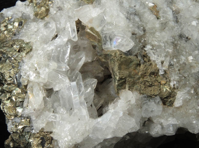 Chalcopyrite and Quartz from Ellenville Lead Mine, Ulster County, New York