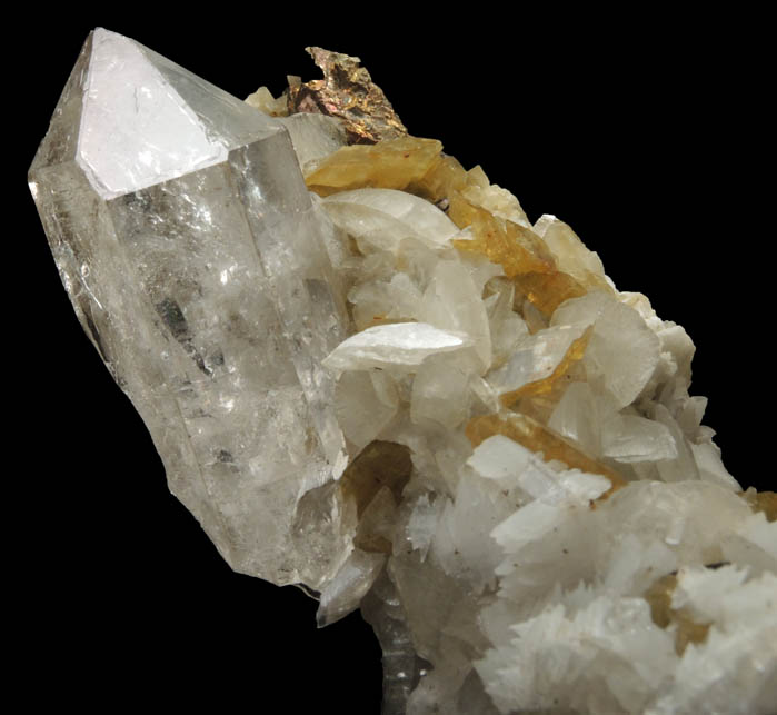 Quartz, Dolomite, Siderite, Pyrrhotite from Morro Velho Mine, Nova Lima, Minas Gerais, Brazil