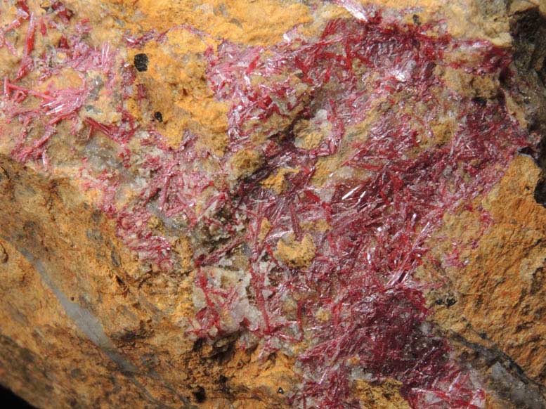 Cinnabar with Quartz from Culver-Baer Mine, Cloverdale, Sonoma County, California