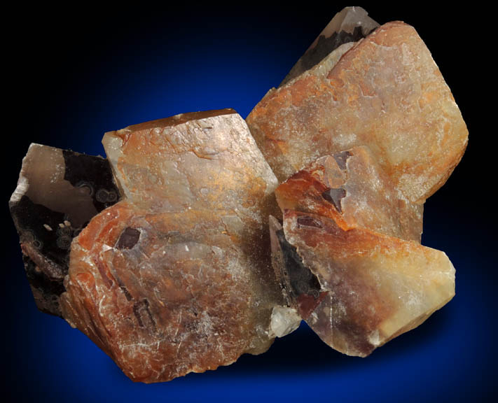 Calcite over Calcite (V-Twinned Crystals) from Santa Eulalia District, Aquiles Serdn, Chihuahua, Mexico