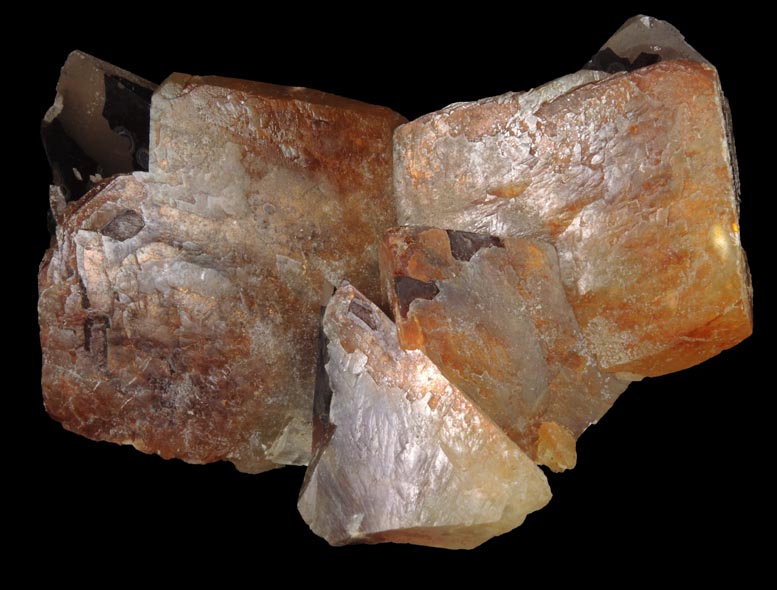 Calcite over Calcite (V-Twinned Crystals) from Santa Eulalia District, Aquiles Serdn, Chihuahua, Mexico