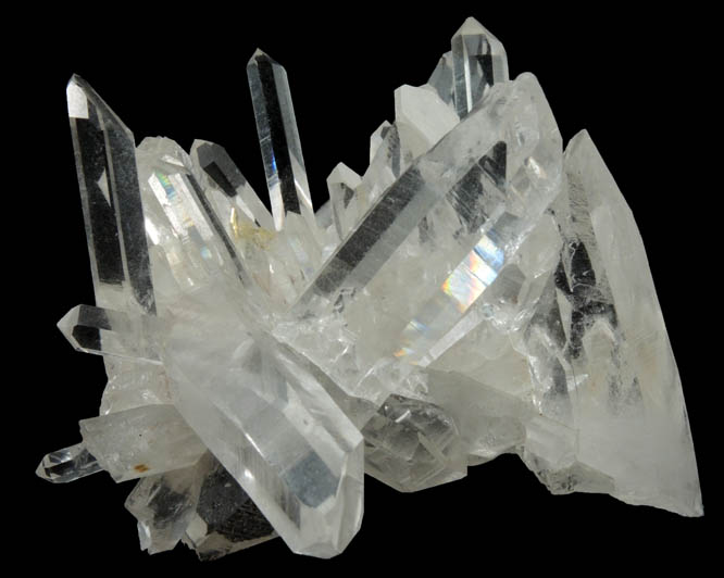 Quartz from Wegner Mines, Collier Creek, Mt. Ida, Montgomery County, Arkansas