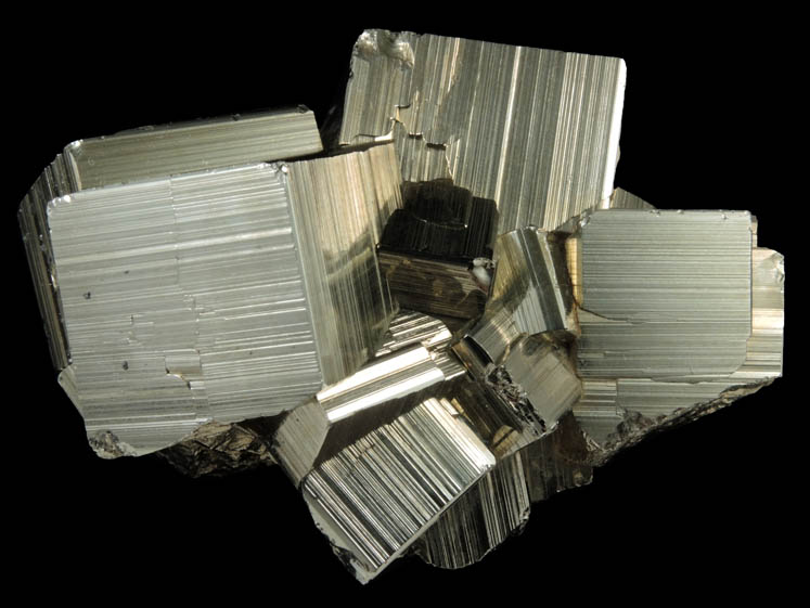 Pyrite from Huaron District, Cerro de Pasco Province, Pasco Department, Peru