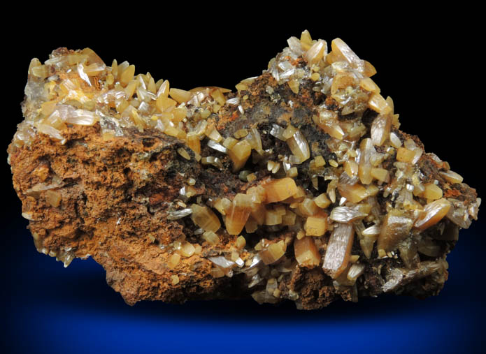 Wulfenite from Mina Ojuela, San Juan Poniente Vein, Level 6, Mapimi, Durango, Mexico