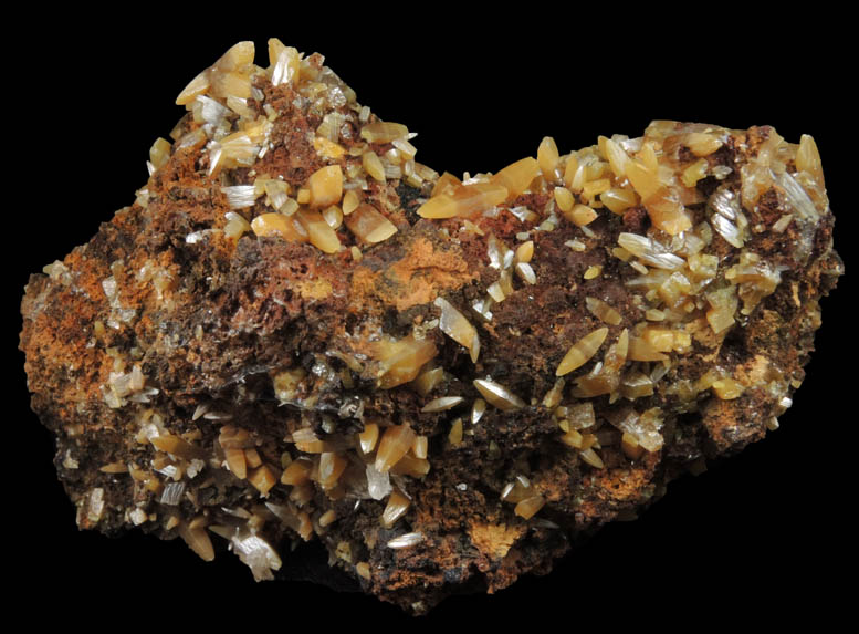 Wulfenite from Mina Ojuela, San Juan Poniente Vein, Level 6, Mapimi, Durango, Mexico