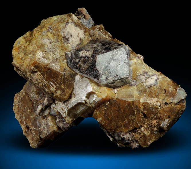 Vesuvianite with Grossular Garnet from Sierra de Cruces, east of Laguna de Jaco, near Hercules, Coahuila, Mexico