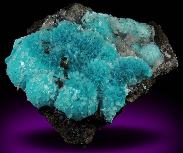 Aurichalcite with Hemimorphite from 79 Mine, Banner District, near Hayden, Gila County, Arizona