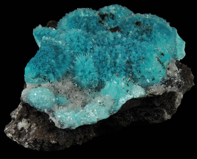 Aurichalcite with Hemimorphite from 79 Mine, Banner District, near Hayden, Gila County, Arizona