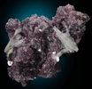 Lepidolite on Albite var. Cleavelandite with Elbaite Tourmaline from Pederneira Mine, Sao Jose da Safira, Minas Gerais, Brazil