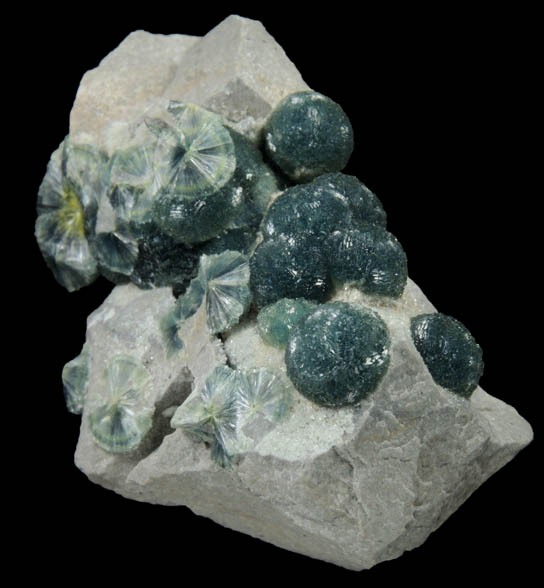 Wavellite from Mauldin Mountain, Montgomery County, Arkansas