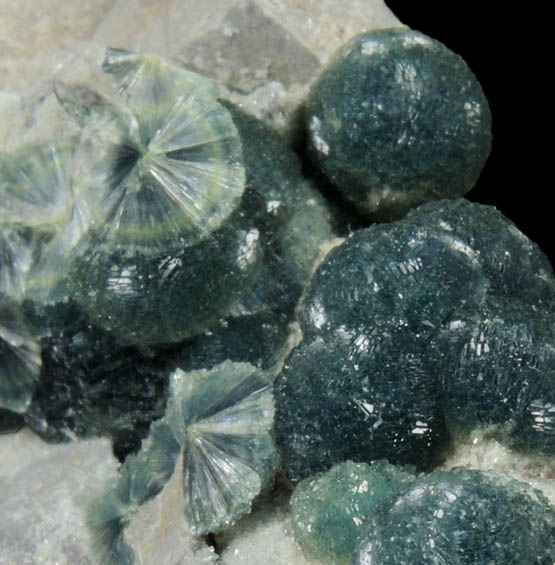 Wavellite from Mauldin Mountain, Montgomery County, Arkansas