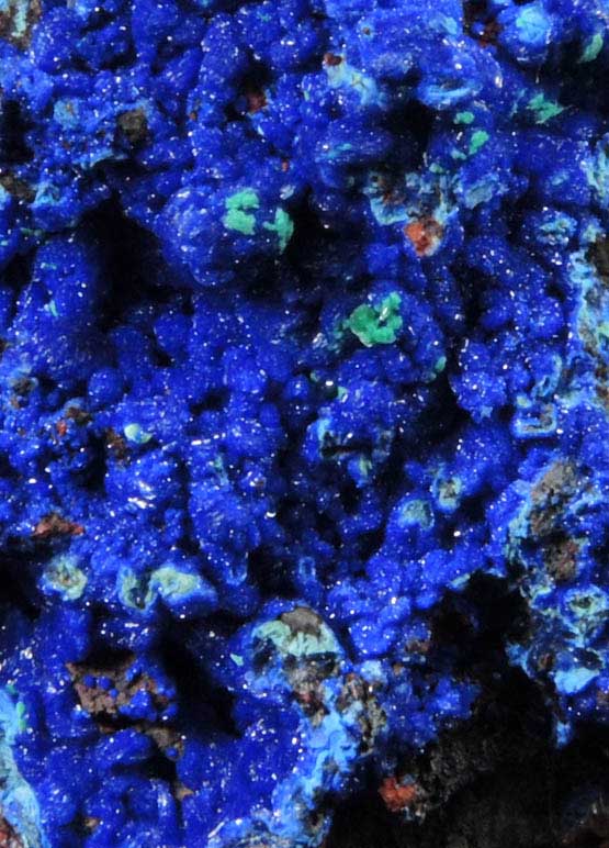 Azurite with Malachite from M'Ssici, Tinghir, Souss-Massa-Dra, Morocco