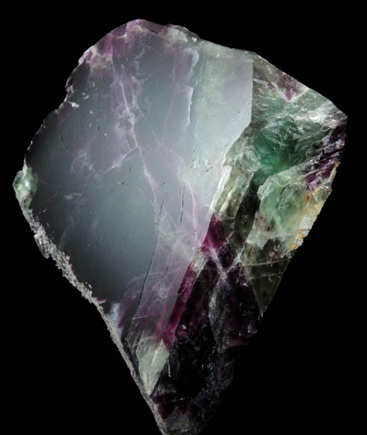 Fluorite (polished slab) from Hunan, China