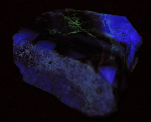 Fluorite (polished slab) from Hunan, China