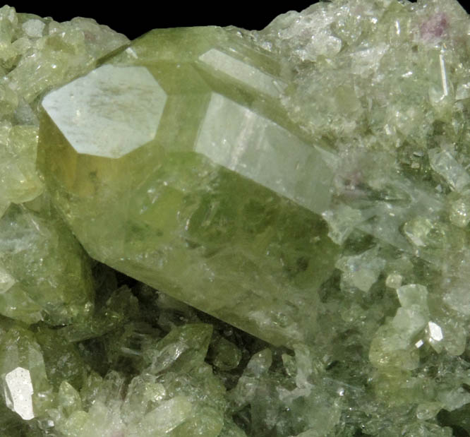 Vesuvianite from Jeffrey Mine, Asbestos, Qubec, Canada