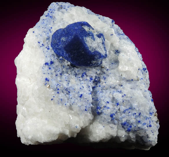 Lazurite var. Lapis Lazuli from Sar-e-Sang, Kokscha Valley, Badakshan, Afghanistan (Type Locality for Lazurite)