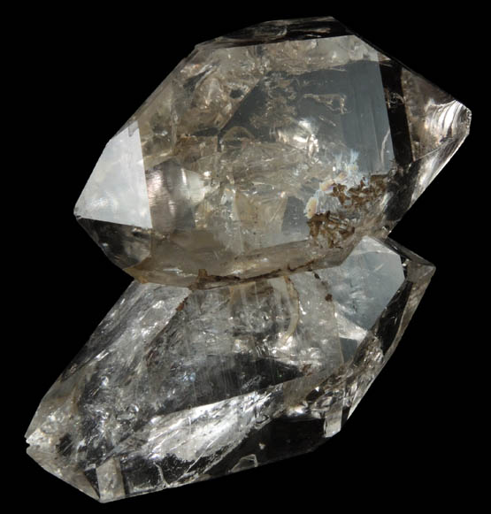 Quartz var. Herkimer Diamonds from Diamond Acres (Hastings Farm), Fonda, Montgomery County, New York