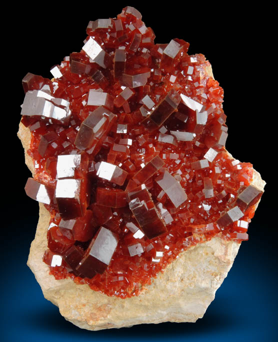 Vanadinite from Mibladen, Haute Moulouya Basin, Zeida-Aouli-Mibladen belt, Midelt Province, Morocco