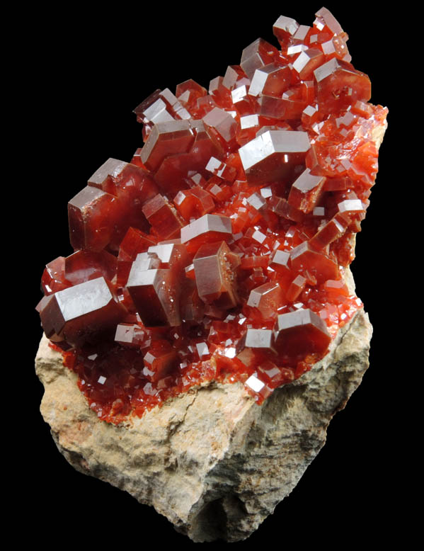 Vanadinite from Mibladen, Haute Moulouya Basin, Zeida-Aouli-Mibladen belt, Midelt Province, Morocco