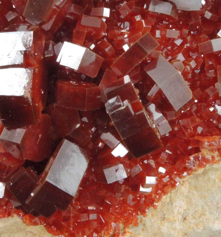 Vanadinite from Mibladen, Haute Moulouya Basin, Zeida-Aouli-Mibladen belt, Midelt Province, Morocco