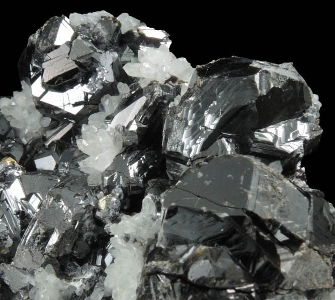 Sphalerite, Quartz, Acanthite, Pyrite from Santa Eulalia District, Aquiles Serdn, Chihuahua, Mexico