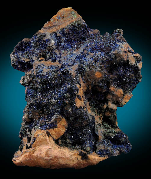 Azurite with Malachite from Concepcin del Oro, Zacatecas, Mexico