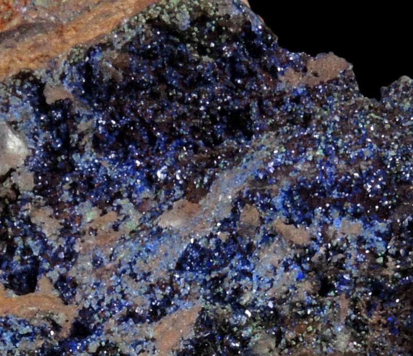 Azurite with Malachite from Concepcin del Oro, Zacatecas, Mexico