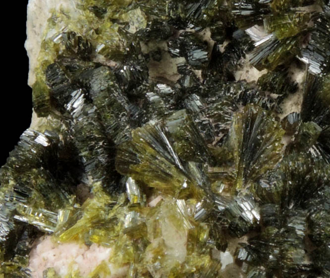 Epidote from Imilchil, High Atlas Mountains, Errachidia Province, Morocco