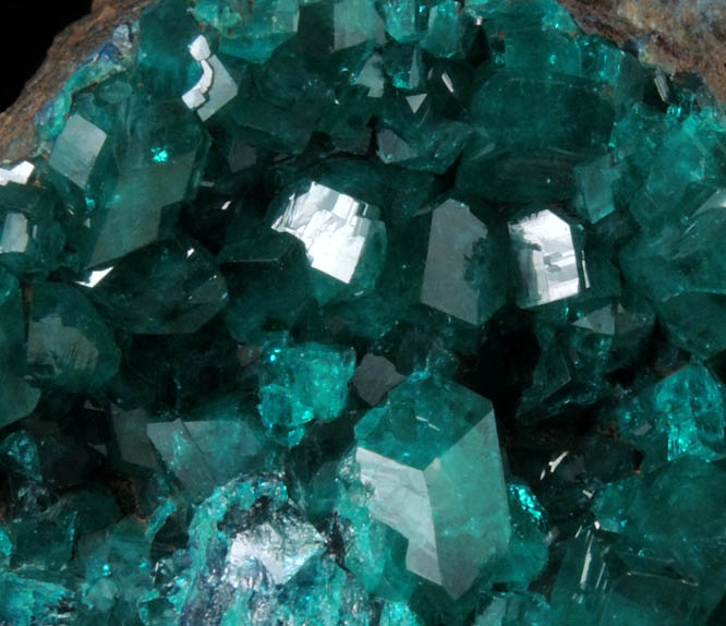 Dioptase from Omaue, Kaokoveld, Namibia