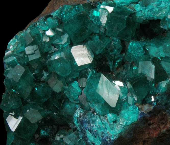 Dioptase from Omaue, Kaokoveld, Namibia