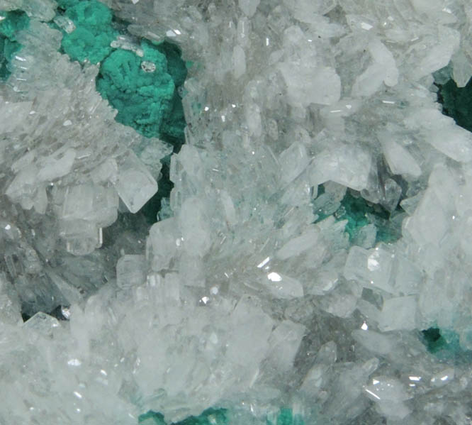 Hemimorphite with Rosasite from 79 Mine, Banner District, near Hayden, Gila County, Arizona